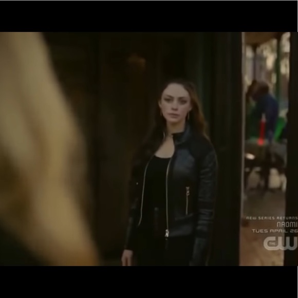 VINTAGE MOTO JACKET - BLANC NOIR - Picture 12 of 16